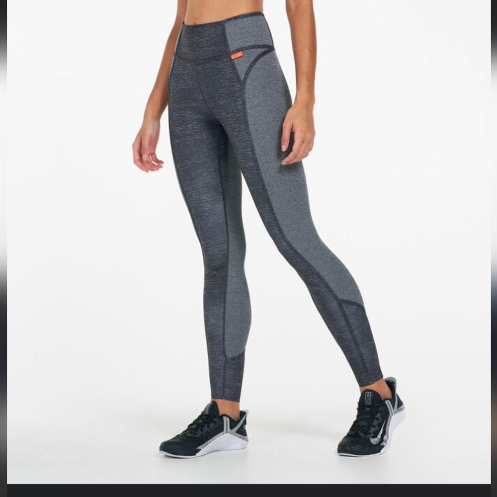 Nike Grey & Charcoal Seam Detail Leggings